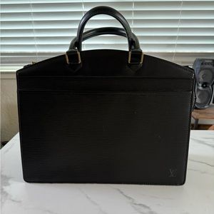 Louis Vuitton EPI Black top handle tote/work bag